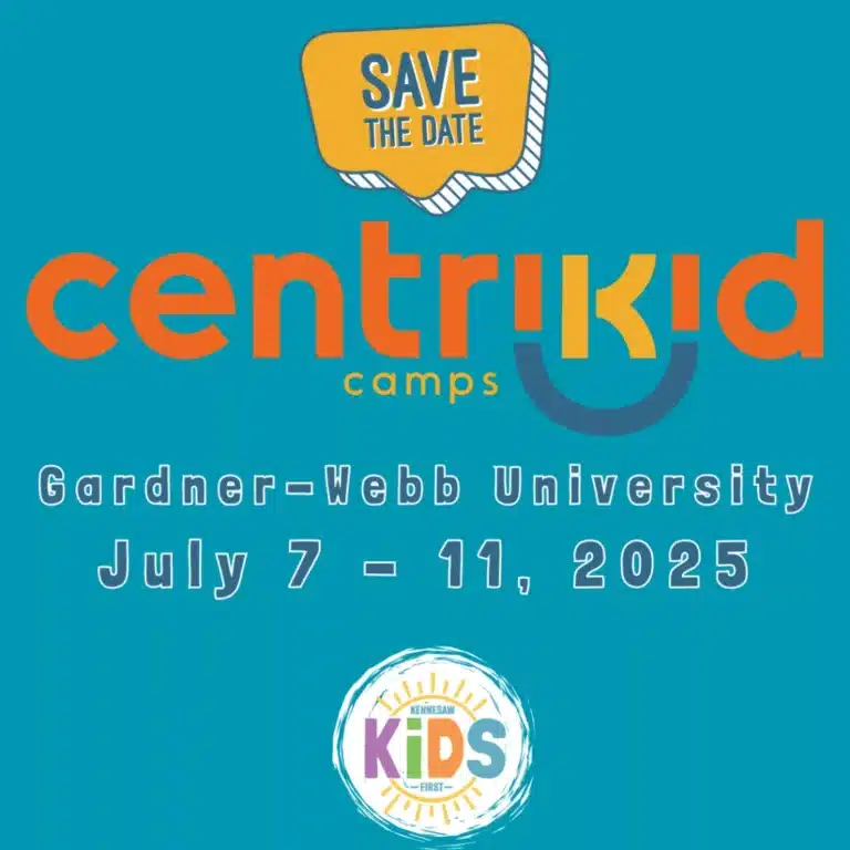 Kids enjoying worship and activities at CentriKid Camp 2025 at Gardner-Webb University.